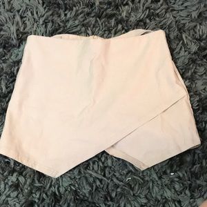 Blue blush taupe mini skort / skirt / skort